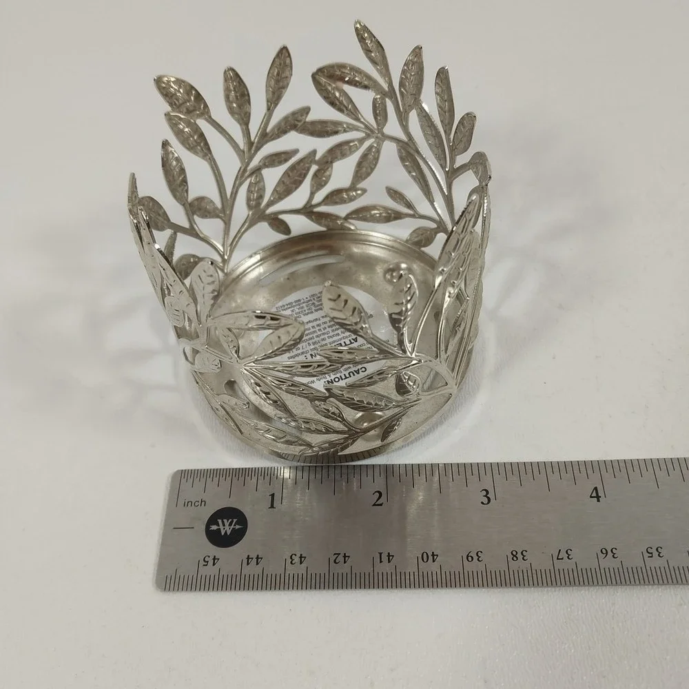SILVER BRANCHES ~ SINGLE WICK CANDLE‎ HOLDER ~ Bath & Body Works